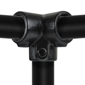 3-way-elbow-black-key-clamp-fitting