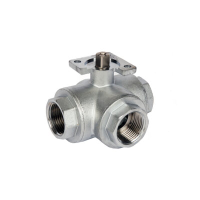 3-Way-T-Port-Brass-Ball-Valve