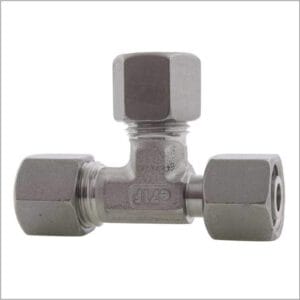 Adjustable-Standpipe-Run-Tee-Single-Ferrule-Compression-316-Stainless-Steel