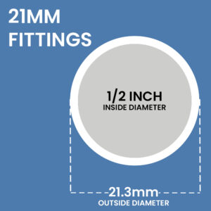 Key Clamp Fittings for 21MM (1/2") OD TUBE