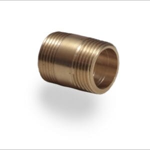 Barrel-Nipple-BSPT-Brass-Threaded-Fitting