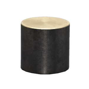 Black-Mild-Steel-Threaded-Cap