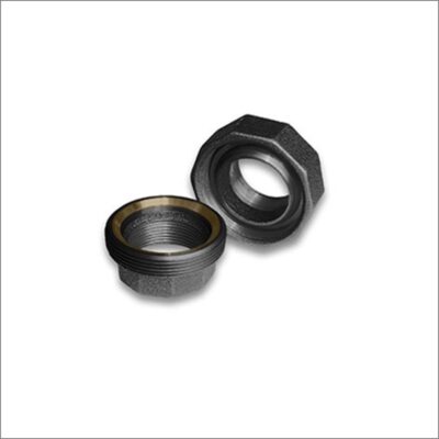 Black-Spherical-Taper-Seat-Bronze-Iron-Union-Malleable-pipe-Fitting