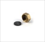 Brass-Blanking-Cap-And-Washer-Threaded-Fitting