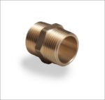 Brass-Hexagon-Nipple-BSPT-Brass-Threaded-Fitting