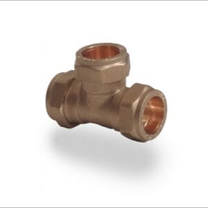 Equal-Tee-Brass-Compression-Fitting