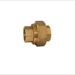 F-X-F-Cone-Seat-Union-Brass-Threaded-Fitting