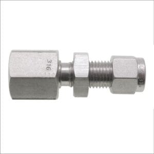 FEMALE-BULKHEAD-NPT-TWIN-FERRULE-STAINLESS-STEEL