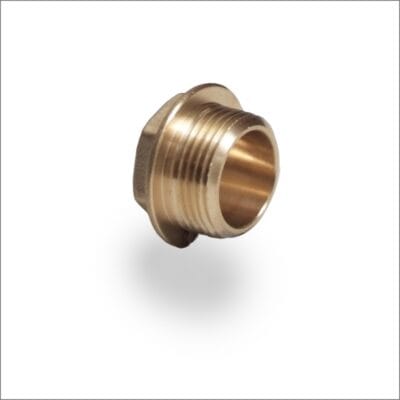 Flanged-Plug-BSPP-Brass-Threaded-Fitting