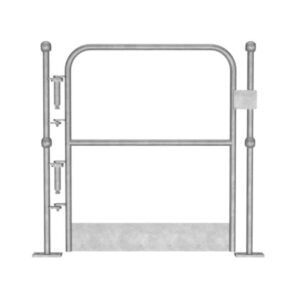 Galvanised-L/H-Self-Closing-Gate-H-1100mm-comes-with-Kick-Plate