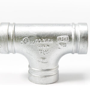 Grooved-Pipe-Fitting-Tee-Galvanised