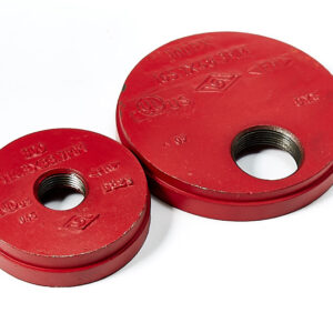 Grooved-Tapped-Red-Grooved-Pipe-Fittings