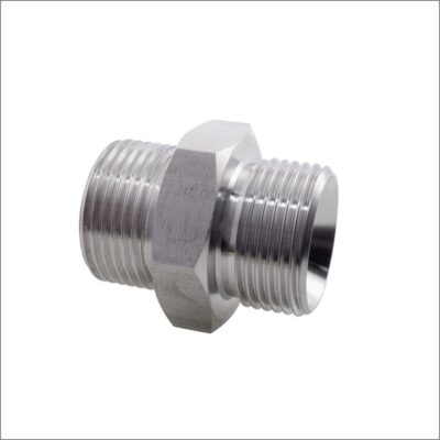 Hexagon-Nipple-BSPP-316-Stainless-Steel-Hyrdaulic-Fitting