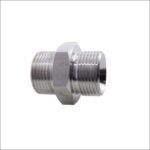 Hexagon-Nipple-BSPP-NPT-316-Stainless-Steel-Hydraulic-Fitting