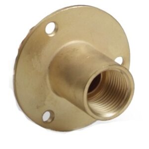 Wall-Plate-Female-Brass