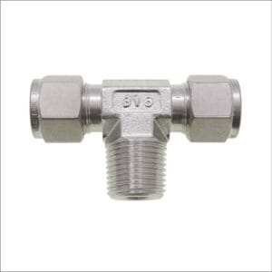 MALE-BRANCH-TEE-NPT-TWIN-FERRULE-STAINLESS-STEEL