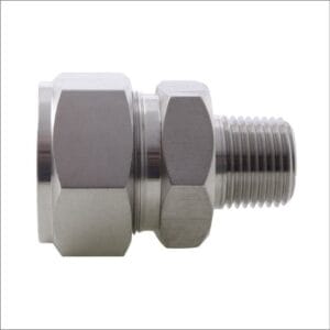 MALE-CONNECTOR-NPT-TWIN-FERRULE-STAINLESS-STEEL