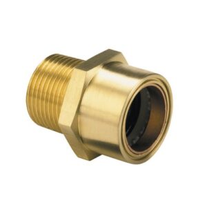 Male Straight Connector Copper Push Fit Fitting