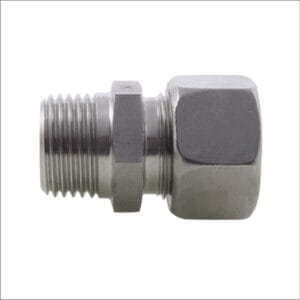 MALE-STUD-COUPLING-BSPT-Single-Ferrule-Compression-316-Stainless-Steel