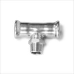 Male-Tee-Press-Fitting-Stainless-Steel