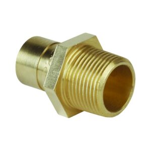 Male Plain Tale Adaptor Copper Push Fit Fitting