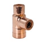 Reducing End & Branch Tee Copper Push Fit Fitting