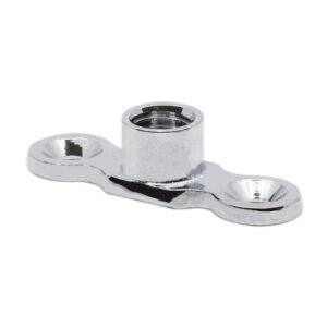 Munsen Ring Back Plate Chrome M10 Female