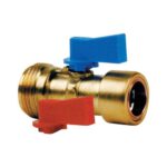 Straight Washing Machine Valve Copper Push Fit Fitting