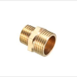 Reducing-Hex-Nipple-Brass-Threaded-Fitting