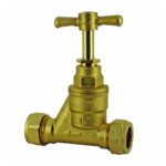 Stopcock CxC Brass Compression DZR Fitting