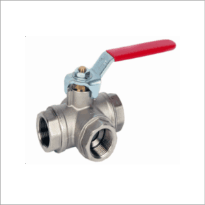 3-Way-T-Port-Brass-Ball-Valve-BSP-Parallel-Female-Ends-ISO 228-1