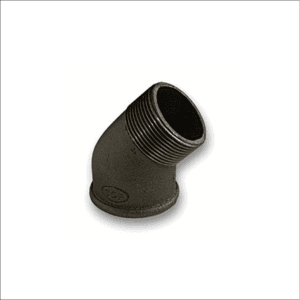 Black-Malleable-Iron-Elbow-Male-Female-45-Degree