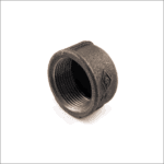 Black-Malleable-Iron-Round-Cap