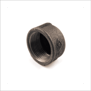 Black-Malleable-Iron-Round-Cap