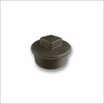 Black-Malleable-Iron-Square-Head-Beaded-Plug