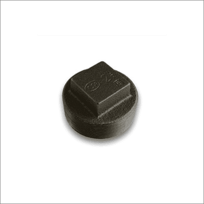 Black-Malleable-Square-Head-Plug