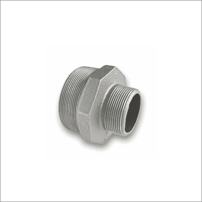 Galvanised-Malleable-Iron-Reducing-Hexagon-Nipple