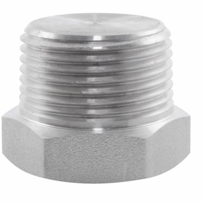 HEXAGON-PLUG-BSPT-6000LB-316-STAINLESS-STEEL