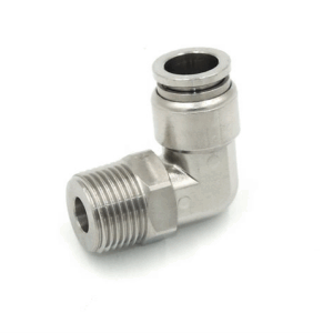MALE SWIVEL ELBOW BSPT PUSH IN FITTINGS STAINLESS STEEL 316