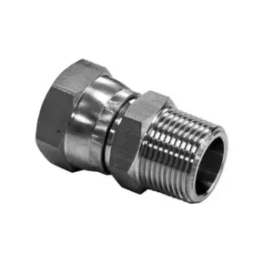 Hydraulic-BSPP-Cone-Seat-Swivel-Female-X-BSPT-Male-Adaptor-316-Stainless-Steel