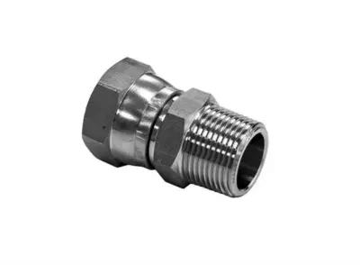 Hydraulic-BSPP-Cone-Seat-Swivel-Female-X-BSPT-Male-Adaptor-316-Stainless-Steel