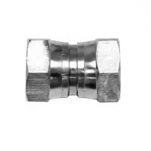 Hydraulic-BSPP-Cone-Seat-Swivel-Female-x-Swivel-Female-Adaptor-316-Stainless-Steel