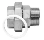 Flat Union Male/Female Stainless Steel